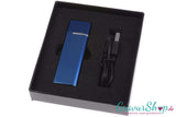 USB Glühspirale Feuerzeug 11 blau mit Gravur in Geschenkbox