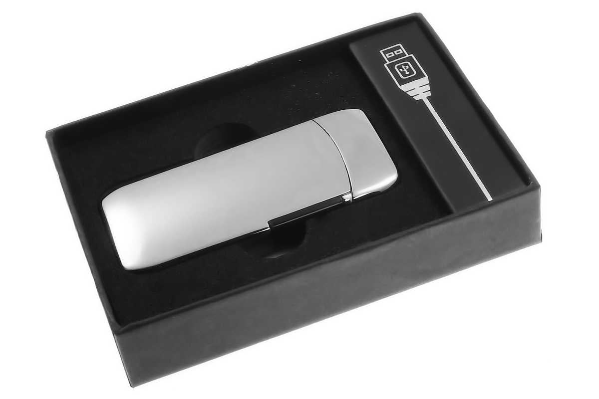 USB Lichtbogen Feuerzeug mit Gravur