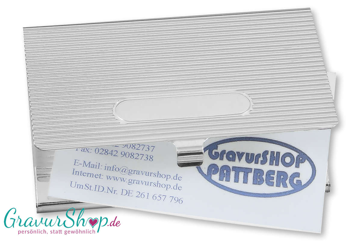 Visitenkartenetui 17 mit Gravur Bild 2