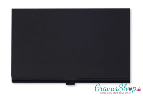 Visitenkartenetui 08 mit Gravur Schwarz Bild 7