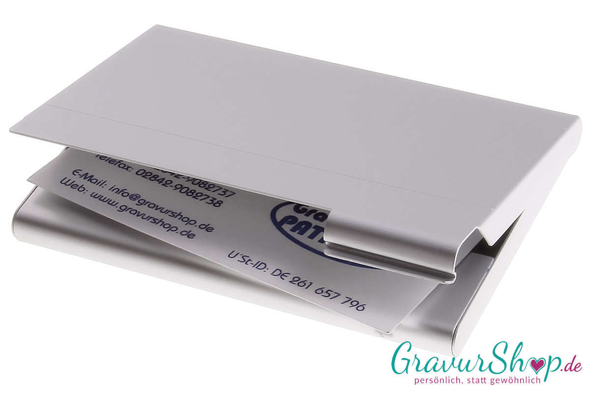 Visitenkartenetui 14 mit Gravur