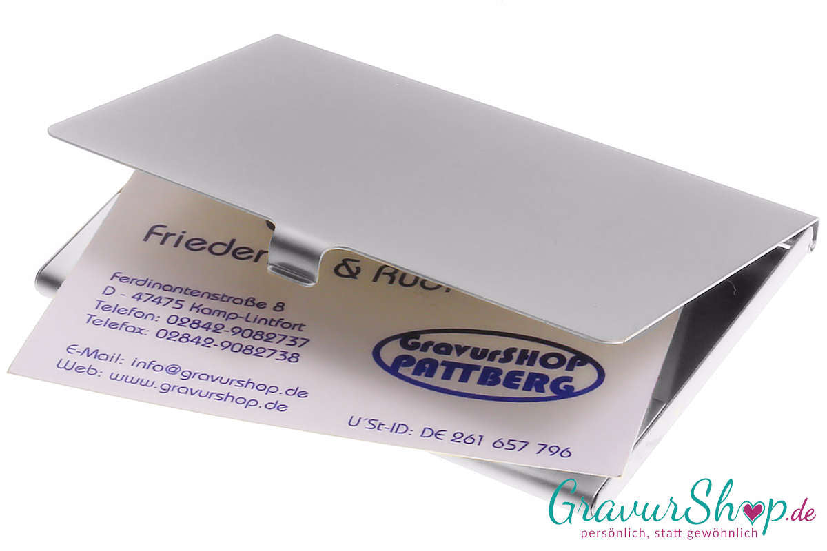 Visitenkartenetui 21 mit Gravur