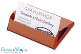 Visitenkartenetui 27 mit Gravur Orange Bild 8