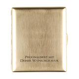 Personalisiertes Zigarettenetui 08 Messing gold mit Gravur