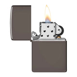Original Zippo® Black Ice | Feuerzeug mit Gravur | Personalisiertes Sturmfeuerzeug