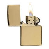 Original Zippo® Brass High Polished | Feuerzeug mit Gravur | Personalisiertes Sturmfeuerzeug