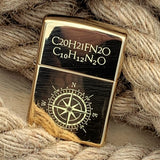 Original Zippo® Brass High Polished | Feuerzeug mit Gravur | Personalisiertes Sturmfeuerzeug