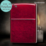 Zippo mit Gravur - Candy Apple Red