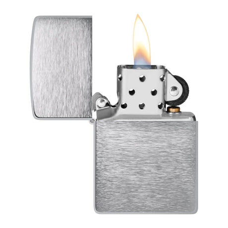 Zippo mit Zeichnung oder Handschrift | Personalisiertes Sturmfeuerzeug | Chrome brushed