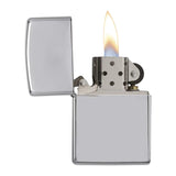 Original Zippo® Chrome High Polish | Feuerzeug mit Gravur | Personalisiertes Sturmfeuerzeug