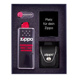 Zippo Geschenkbox 2 | Box + Benzin + Feuersteine + Tasche