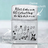Zippo with engraving - your handwriting / drawing