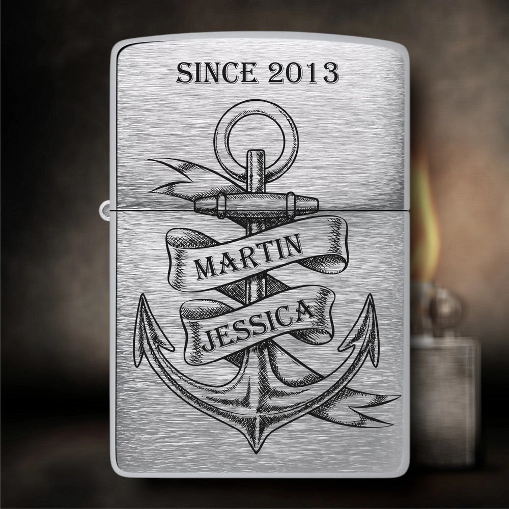 Zippo mit Gravur - Anker Partner