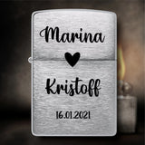 Zippo mit Gravur - kleines Herz