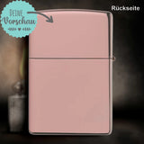 Original Zippo® High Polish Roségold | Feuerzeug mit Gravur | Personalisiertes Sturmfeuerzeug