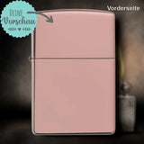 Original Zippo® High Polish Roségold | Feuerzeug mit Gravur | Personalisiertes Sturmfeuerzeug