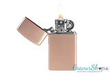 Zippo Slim High polish rose personalisieren