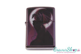 Zippo Dragon High Polish Purple mit Gravur