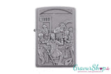 Zippo Pirates Inn Emblem mit Gravur