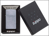 Zippo® Slim with Engraving | Street Chrome | Personalized Windproof Lighter