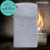 Zippo® Slim with Engraving | Street Chrome | Personalized Windproof Lighter