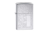 Zippo Venetian Chrome mit Gravur Bild 2