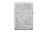 Zippo Venetian Chrome mit Gravur Bild 3