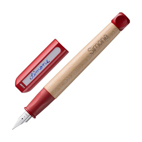 Lamy ABC Füller mit Gravur in rot - Muster 