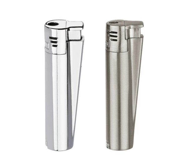 Clipper Jet Flame mit Gavur Silber Metall