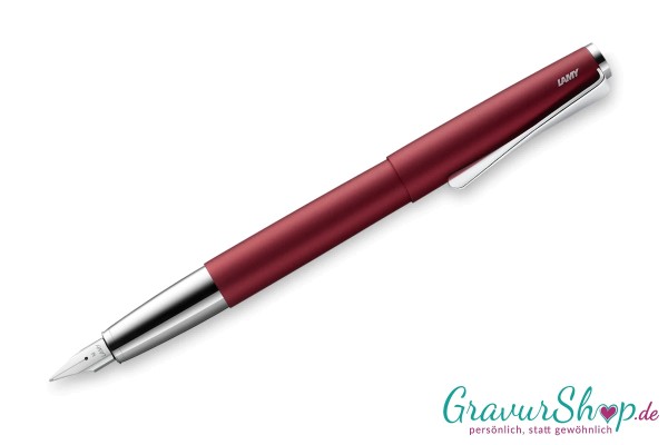 LAMY studio Füllhalter Royalred mit Lasergravur